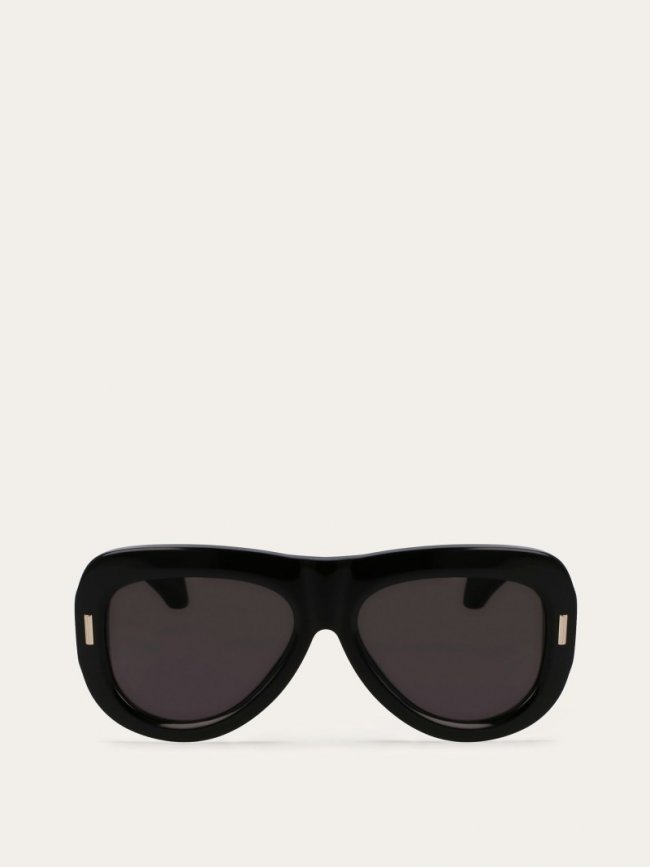 Ferragamo Women's Sunglasses - Black/Grey | Quick Ship!