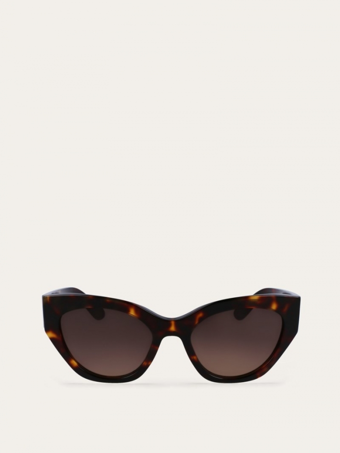 Ferragamo Women's Sunglasses - Dark Tortoise | Quick Ship!