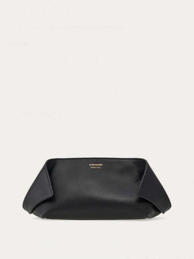 Ferragamo Women's Pouch - Black | Quick Ship!