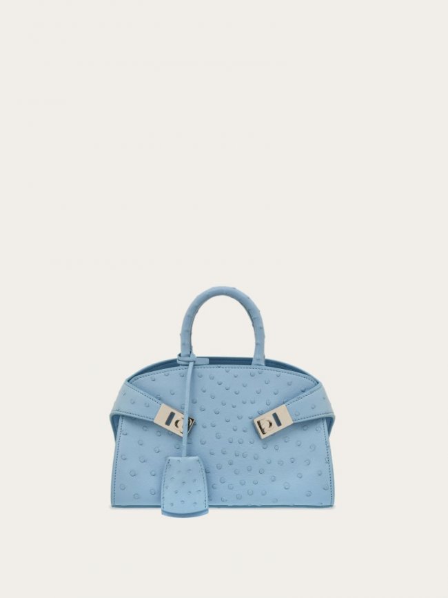 Ferragamo Women's Hug Handbag - Sky Blue | Quick Ship!