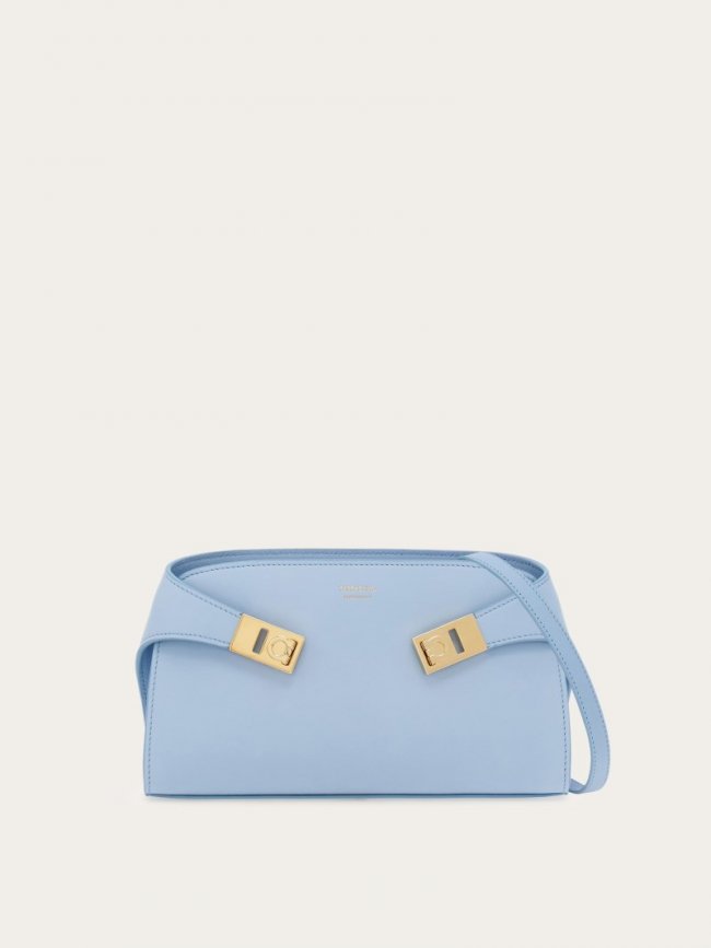 Ferragamo Women's Hug Mini Crossbody Bag - Sky Blue | Quick Ship!