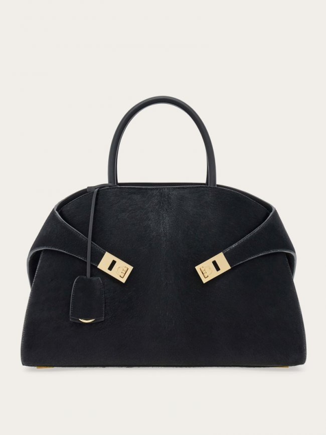 Ferragamo Women's Hug Handbag - Black | Quick Ship!