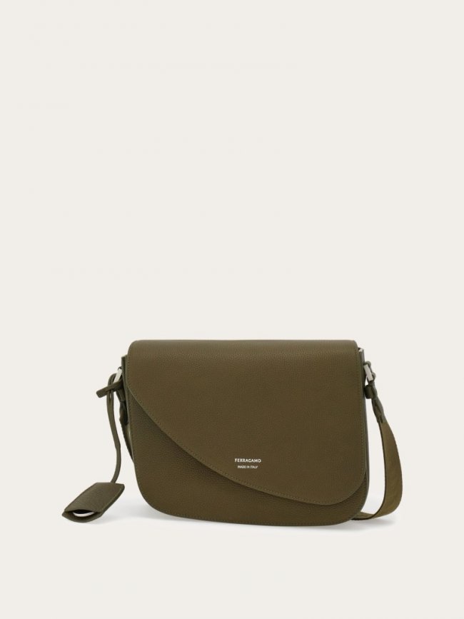 Ferragamo Women's Fiamma Crossbody Bag - Olive Green | Quick Ship!