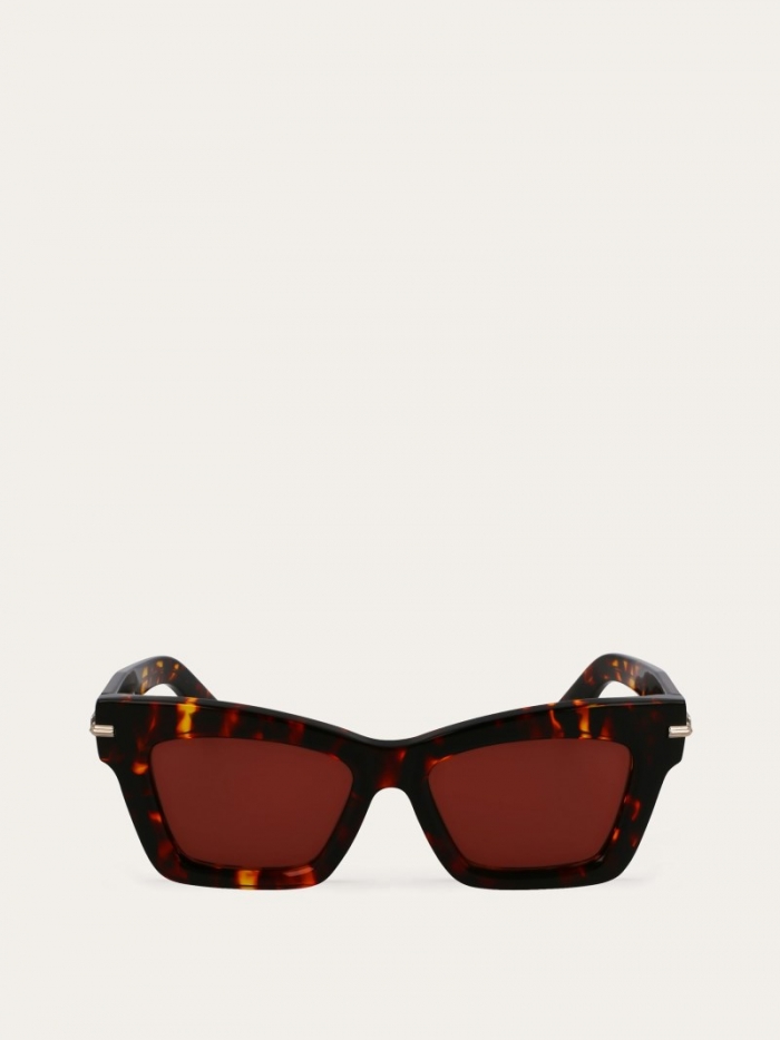 Ferragamo Women's Sunglasses - Tortoise/Red Wine | Quick Ship!