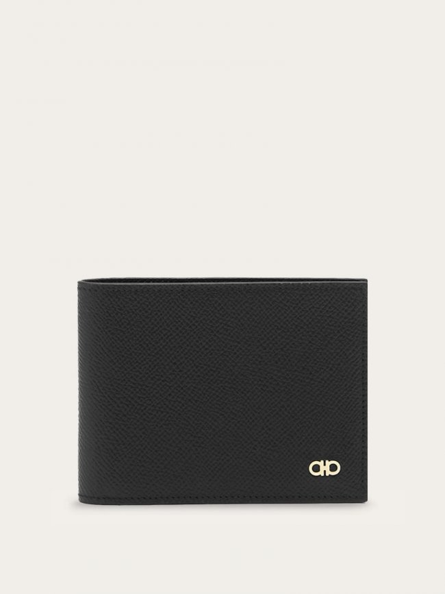 Ferragamo Men's Gancini Wallet - Black | Quick Ship!