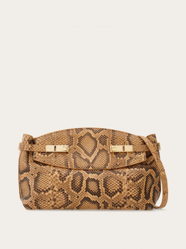 Ferragamo Women's Hug Soft Crossbody Bag - Light Caramel | Quick Ship!