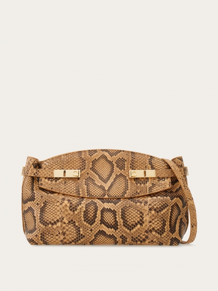 Ferragamo Women's Hug Soft Crossbody Bag - Light Caramel | Quick Ship!