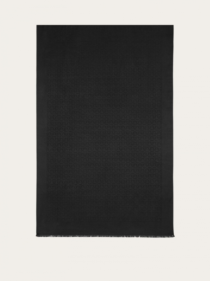 Ferragamo Women's Gancini Stole - Black | Quick Ship!