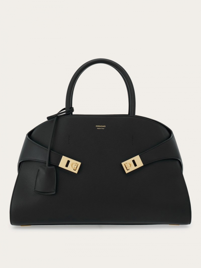 Ferragamo Women's Hug Handbag - Black | Quick Ship!