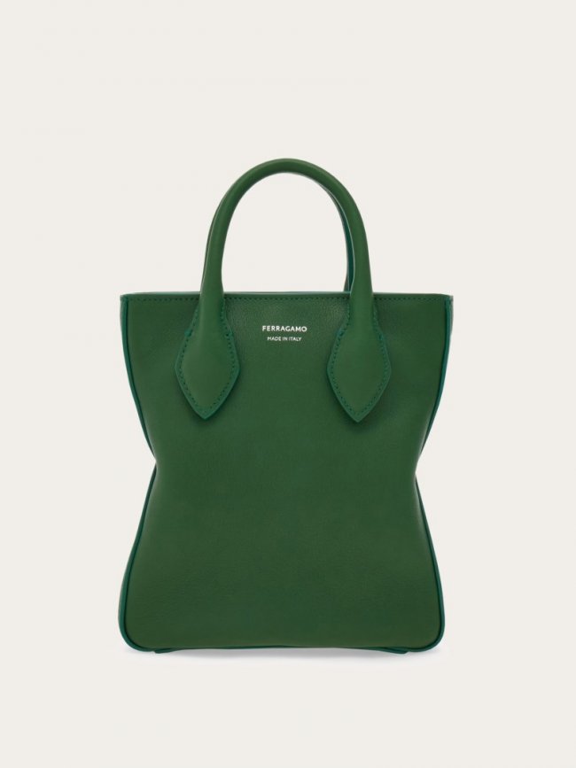 Ferragamo Men's Tote Bag - Forest Green | Quick Ship!