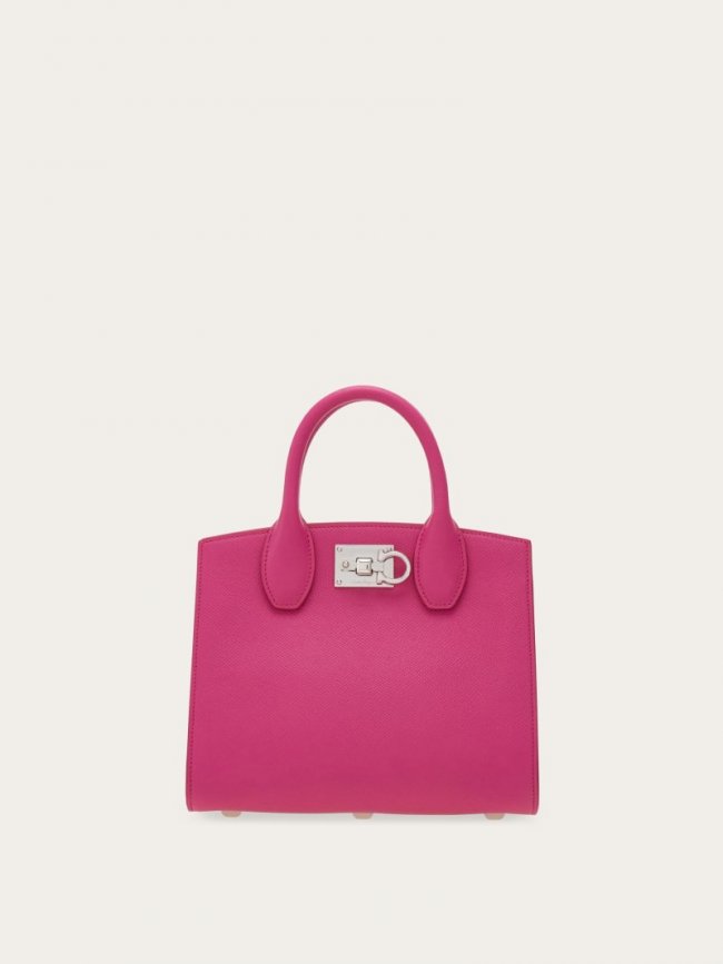 Ferragamo Women's Studio Box Bag - Cherry | Quick Ship!