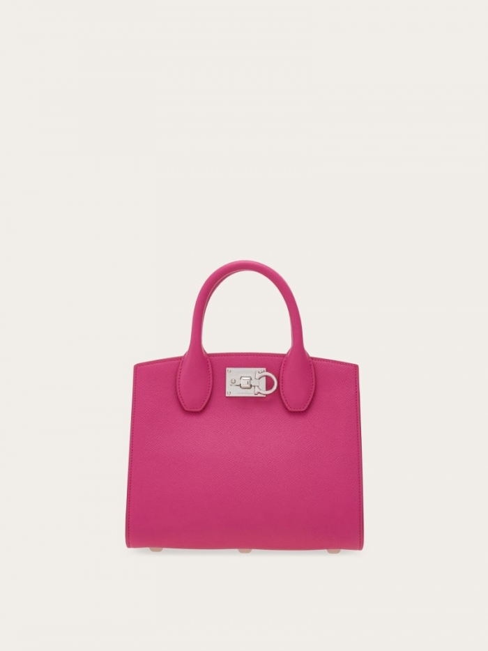 Ferragamo Women's Studio Box Bag - Cherry | Quick Ship!