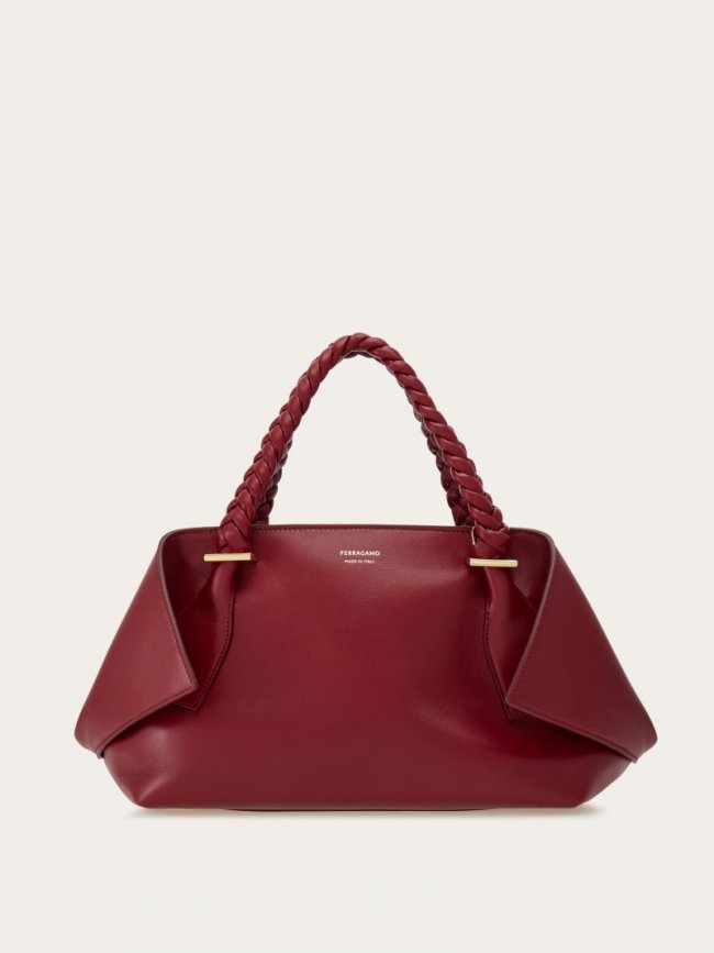 Ferragamo Women's Handbag - Burgundy | Quick Ship!