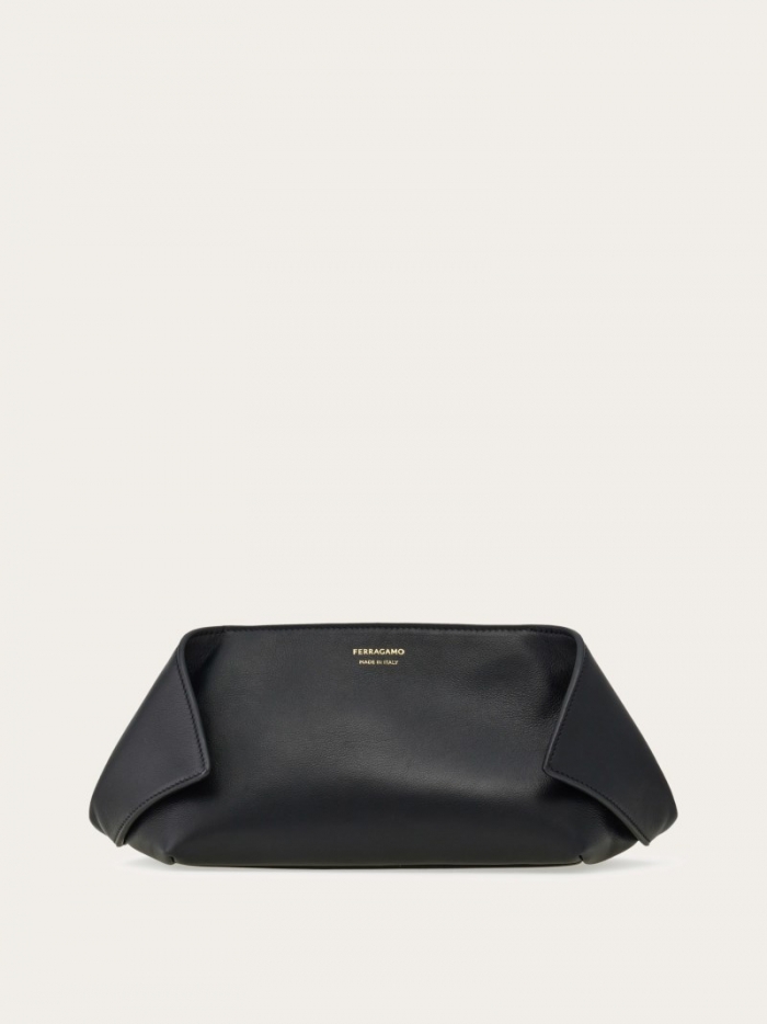 Ferragamo Women's Pouch - Black | Quick Ship!