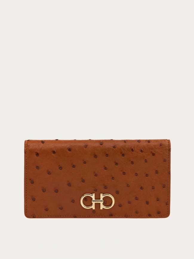Ferragamo Women's Gancini Continental Wallet - Vicuna | Quick Ship!