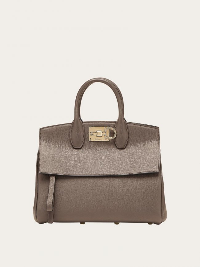 Ferragamo Women's Studio Bag - Caraway Seed | Quick Ship!