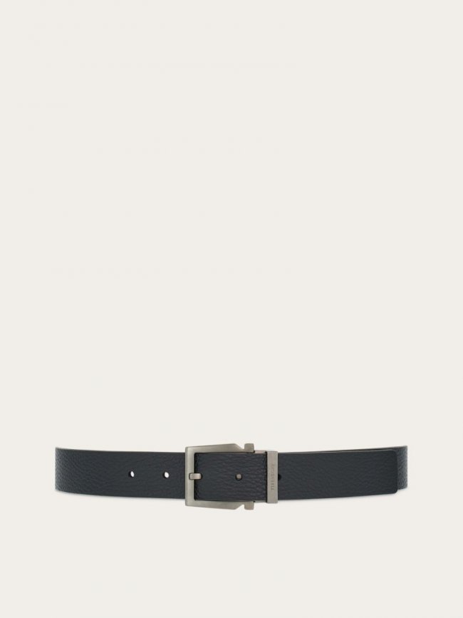 Ferragamo Men's Reversible And Adjustable Belt - Brown Sugar/Black | Quick Ship!