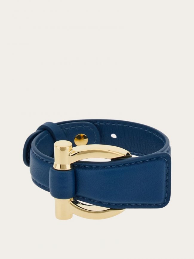 Ferragamo Women's Gancini Bracelet - Teal Blue | Quick Ship!