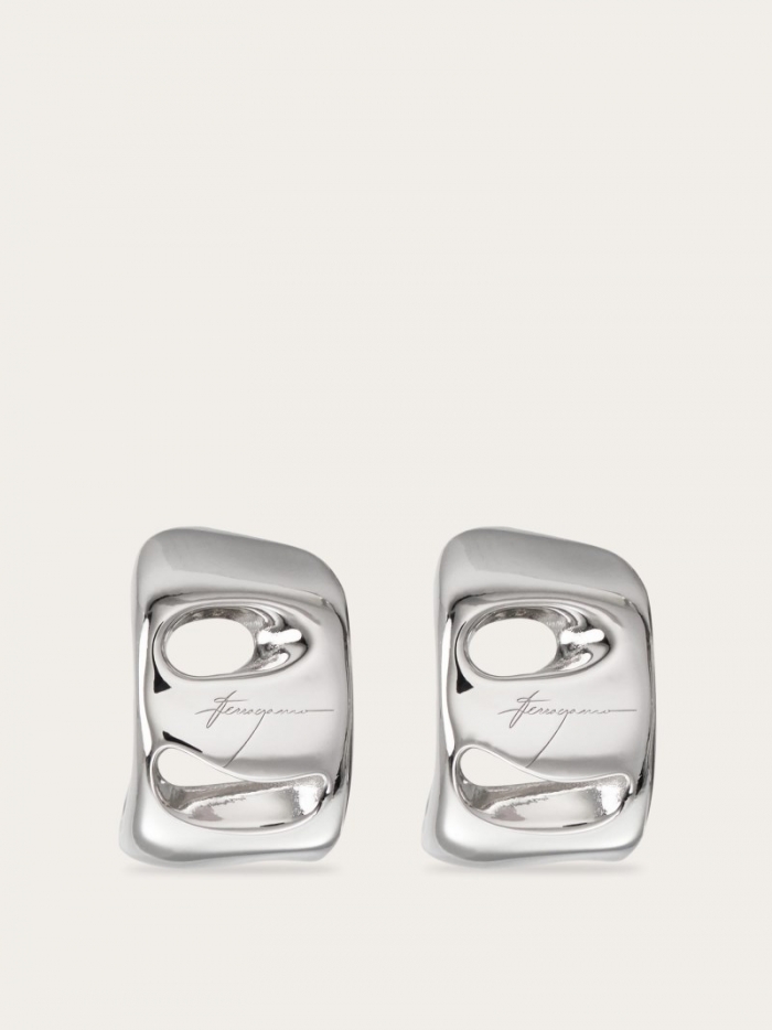 Ferragamo Women's Vara Earrings - Silver | Quick Ship!