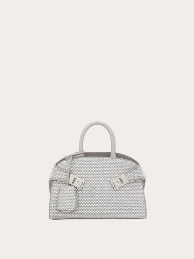 Ferragamo Women's Hug Handbag - Pearl | Quick Ship!