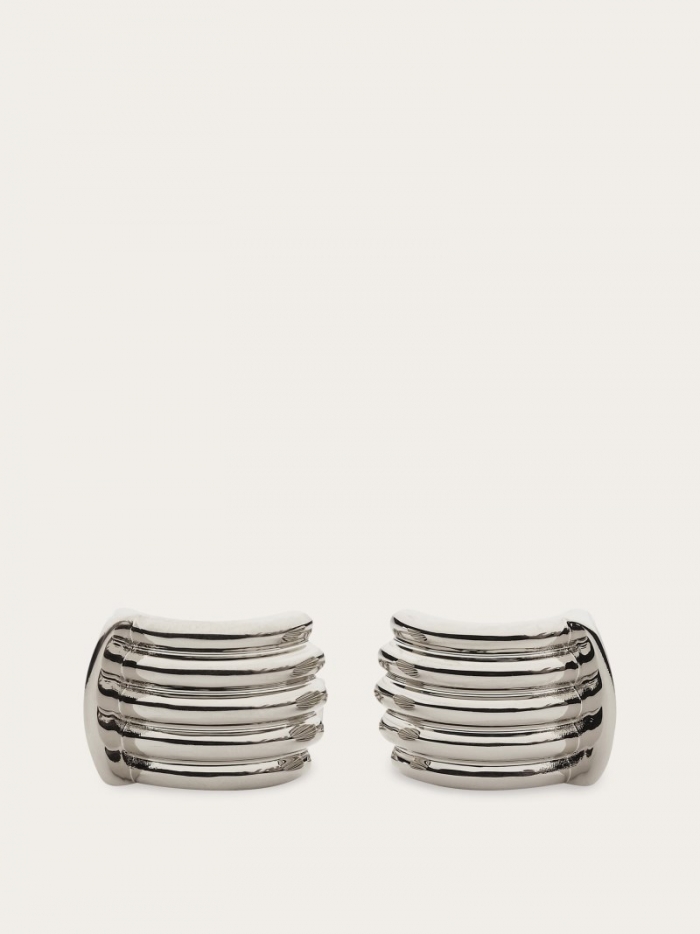 Ferragamo Men's Cufflinks - Palladium | Quick Ship!