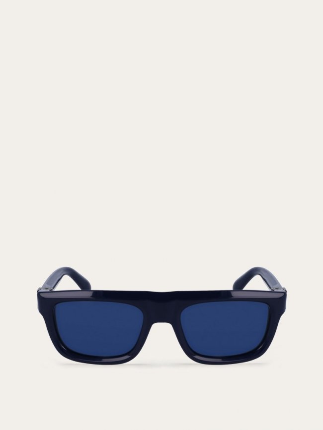 Ferragamo Men's Sunglasses - Navy Blue/Denim | Quick Ship!