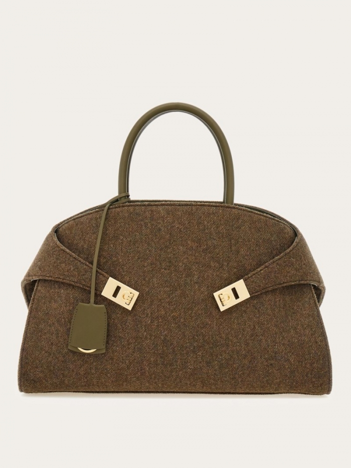 Ferragamo Women's Hug Handbag - Olive Green | Quick Ship!