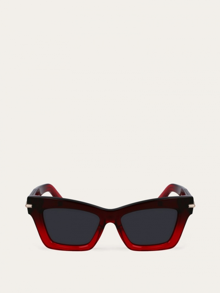 Ferragamo Women's Sunglasses - Red/Grey | Quick Ship!
