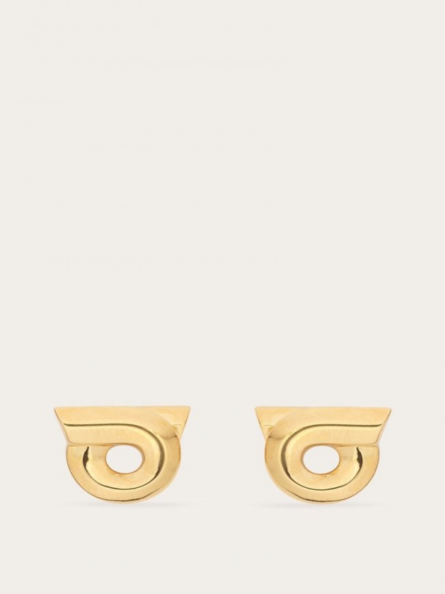 Ferragamo Women's Gancini Earrings - Gold (Size 18) | Quick Ship!