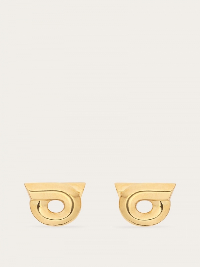 Ferragamo Women's Gancini Earrings - Gold (Size 18) | Quick Ship!