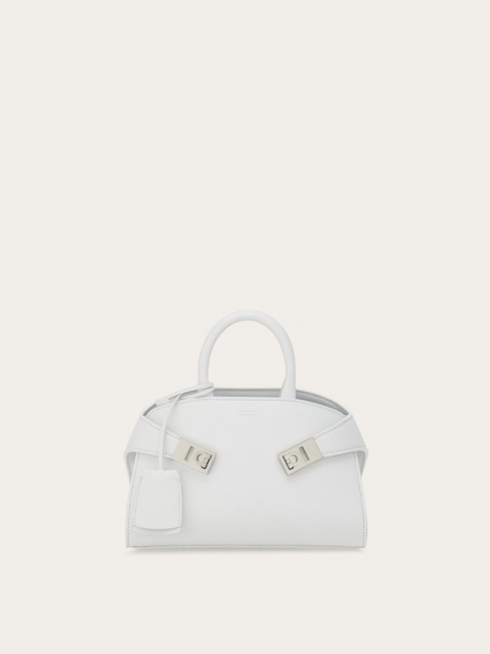 Ferragamo Women's Hug Handbag - Optic White | Quick Ship!
