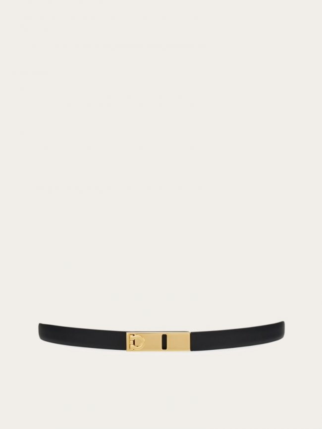 Ferragamo Women's Extendable Hug Belt - Black | Quick Ship!