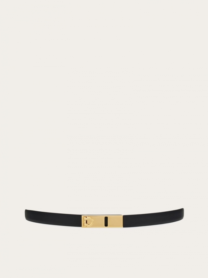 Ferragamo Women's Extendable Hug Belt - Black | Quick Ship!