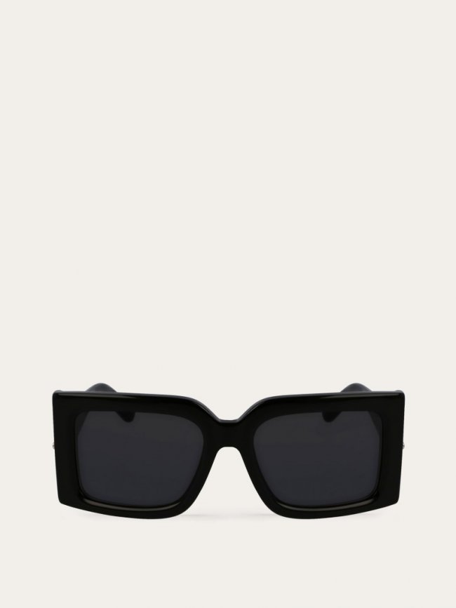 Ferragamo Women's Sunglasses - Black/Grey | Quick Ship!