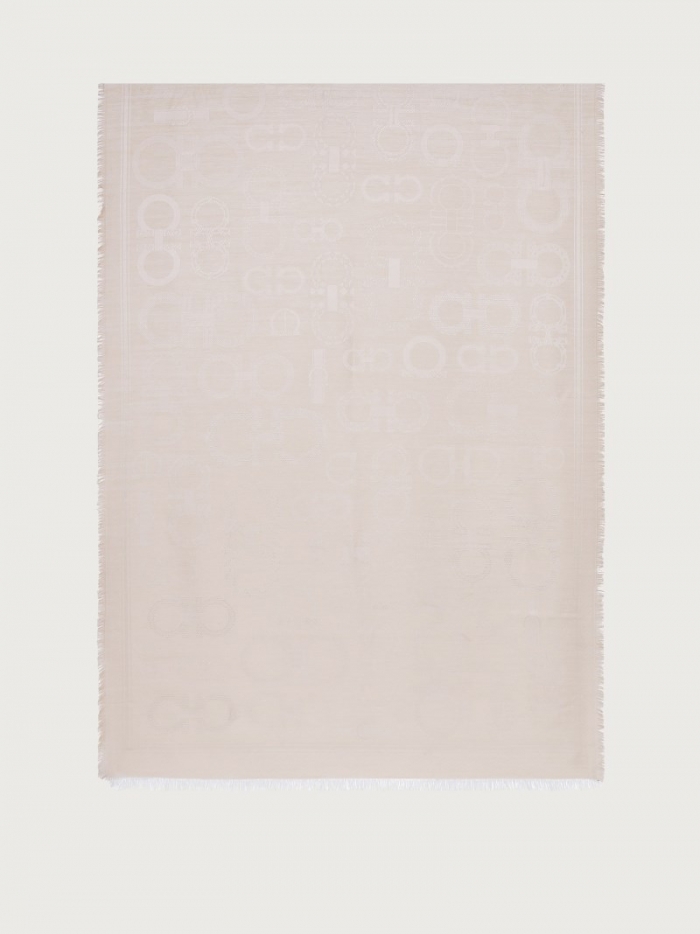 Ferragamo Women's Gancini Stole - Natural | Quick Ship!