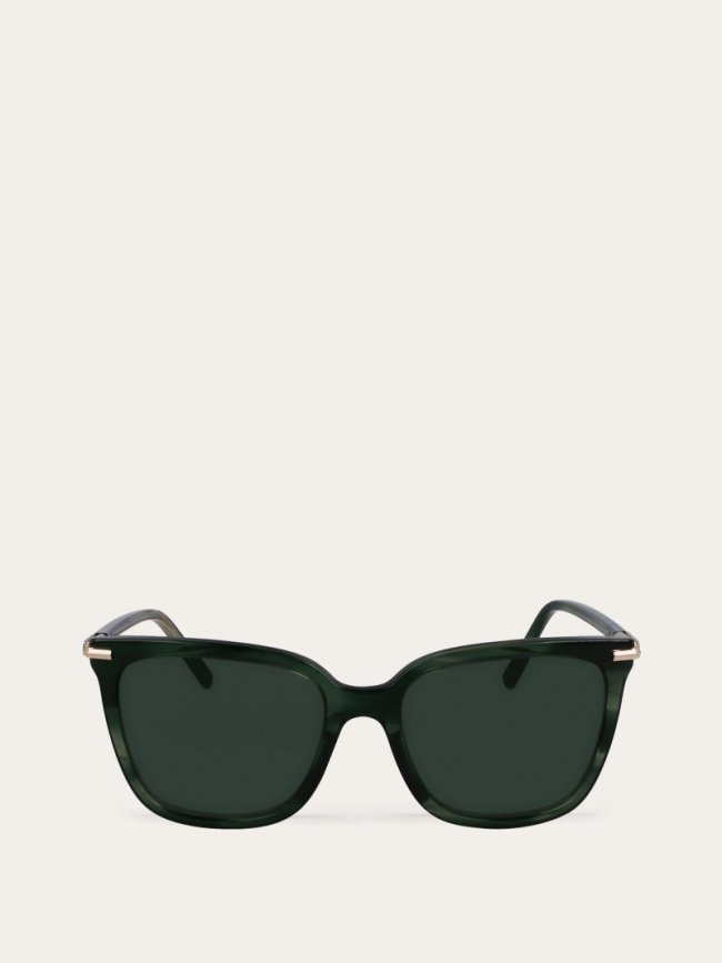 Ferragamo Women's Sunglasses - Green | Quick Ship!