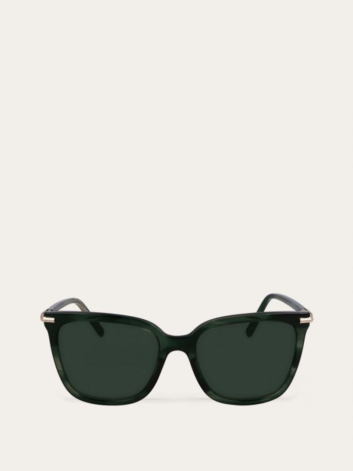 Ferragamo Women's Sunglasses - Green | Quick Ship!