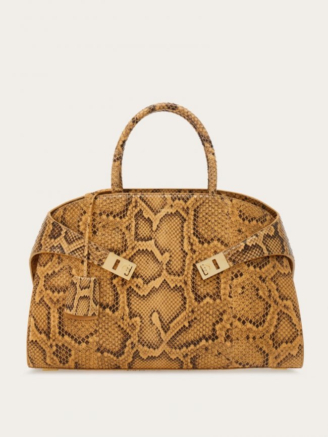 Ferragamo Women's Hug Handbag - Light Caramel | Quick Ship!