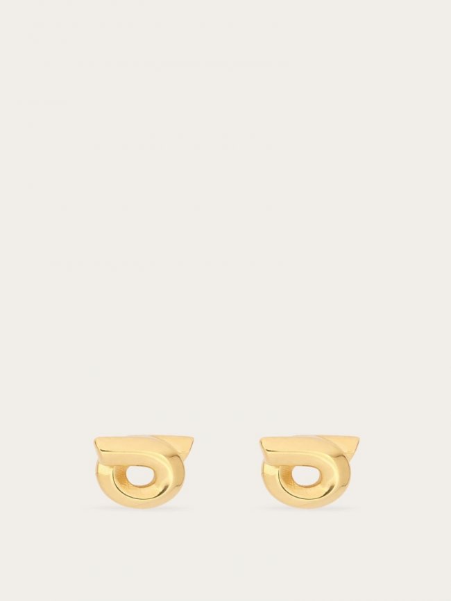 Ferragamo Women's Gancini Earrings - Gold (Size 10) | Quick Ship!