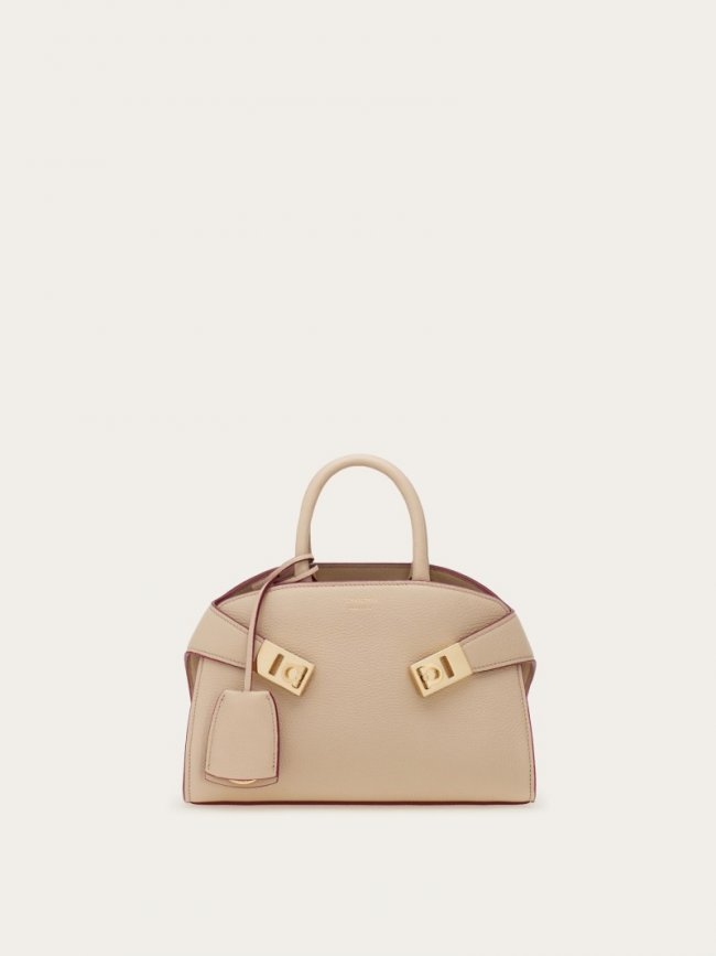 Ferragamo Women's Hug Handbag - Stone | Quick Ship!