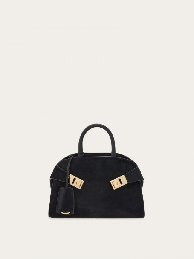 Ferragamo Women's Hug Handbag - Black | Quick Ship!