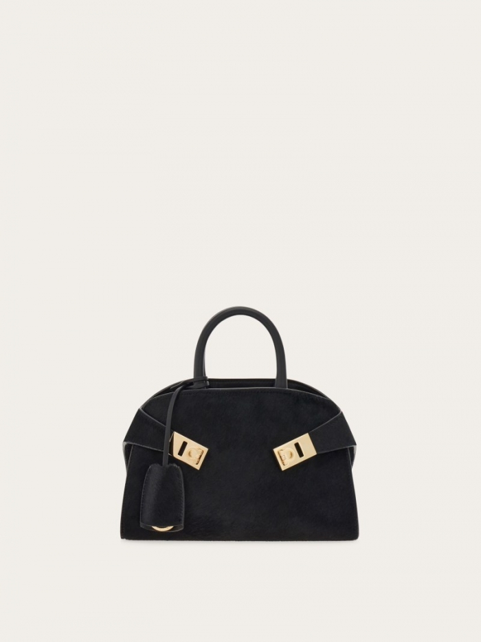 Ferragamo Women's Hug Handbag - Black | Quick Ship!