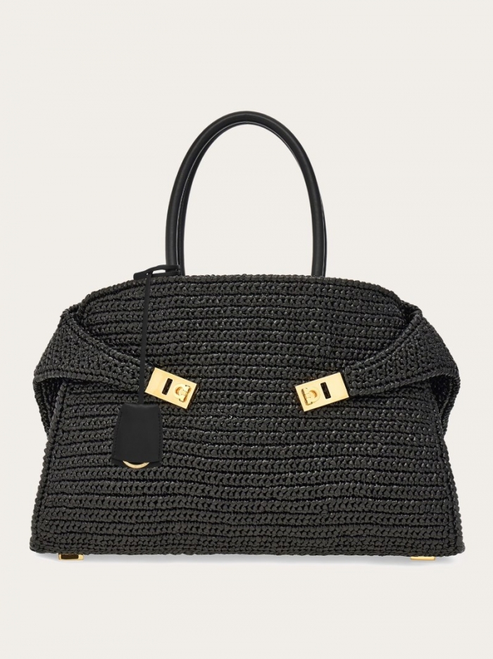 Ferragamo Women's Hug Handbag - Black | Quick Ship!