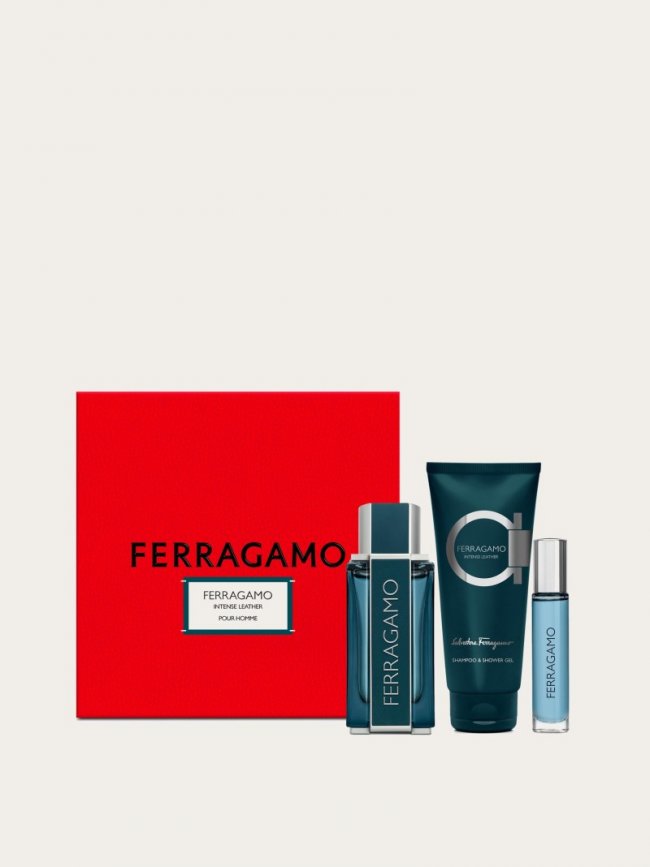 Ferragamo Men's Intense Leather - Holiday Gift Set - | Quick Ship!