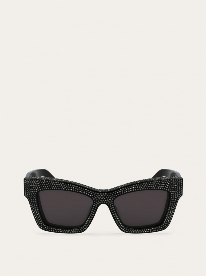 Ferragamo Women's Sunglasses - Black | Quick Ship!