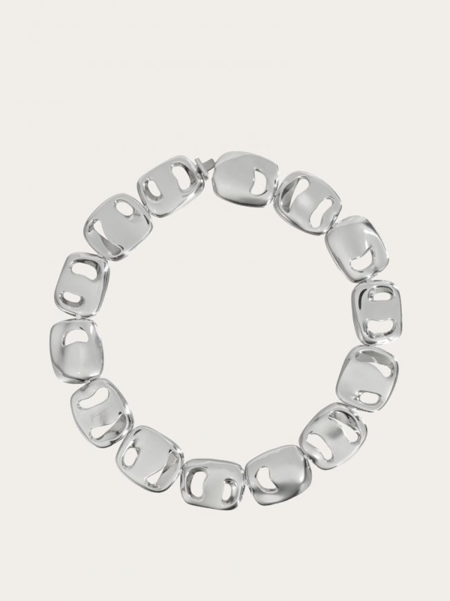 Ferragamo Women's Vara Choker - Silver | Quick Ship!