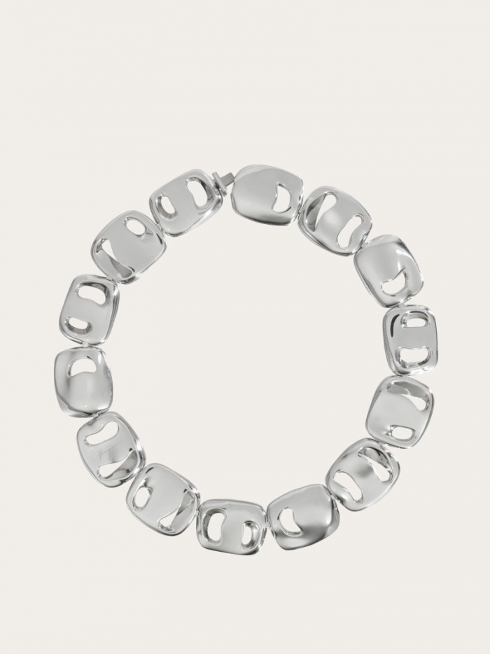 Ferragamo Women's Vara Choker - Silver | Quick Ship!