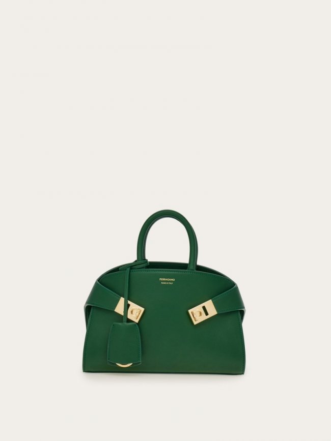 Ferragamo Women's Hug Handbag - Forest Green | Quick Ship!