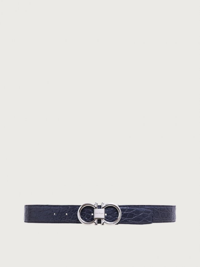 Ferragamo Men's Adjustable Gancini Belt - Stromboli Sand | Quick Ship!