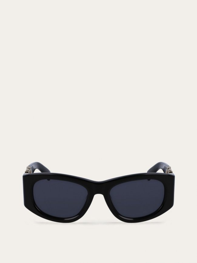 Ferragamo Women's Sunglasses - Black/Grey | Quick Ship!